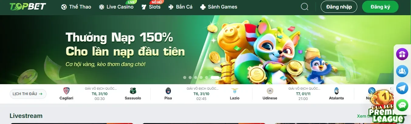 Khuyến mãi khủng cho thành viên mới tại Topbet